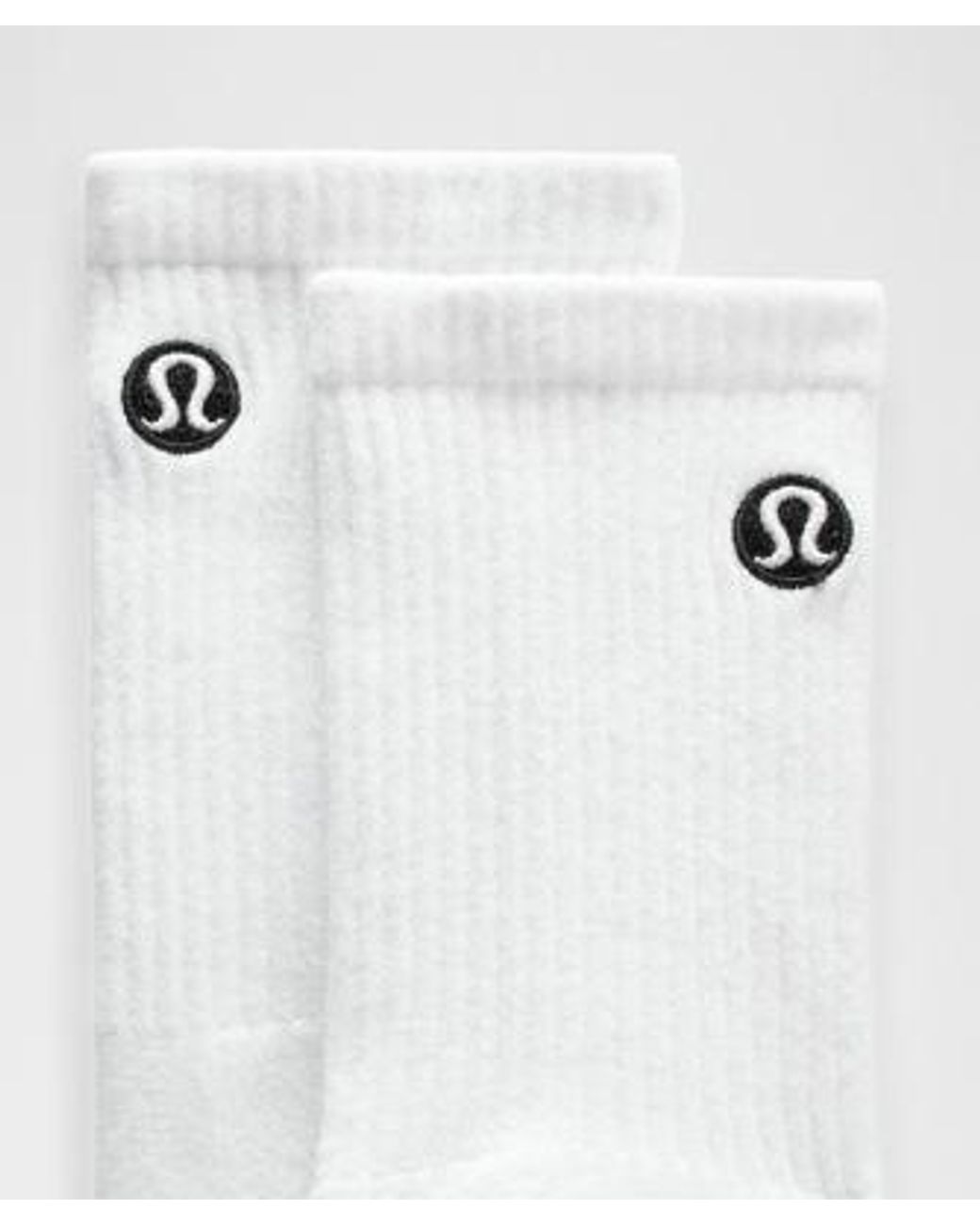 lululemon athletica White Daily Essential Crew Socks