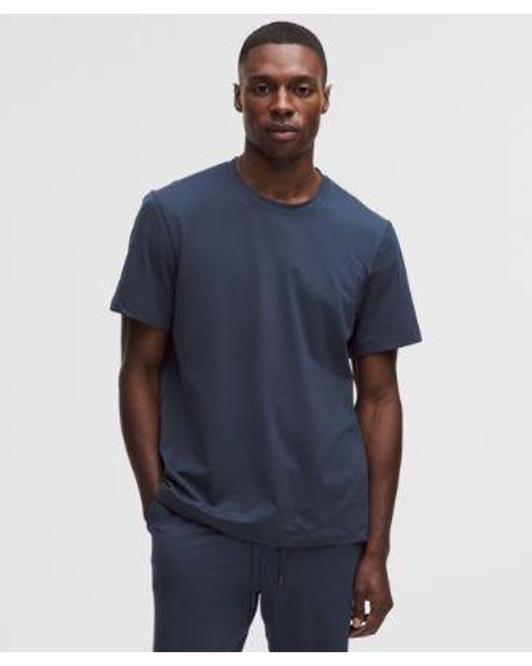lululemon athletica Blue Soft Jersey Short-Sleeve Shirt for men