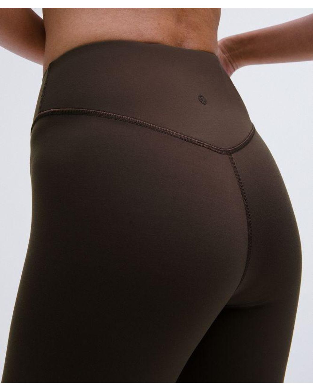 lululemon athletica Black Wunder Under Smoothcover High-rise Tight Leggings - 25" - Color Brown - Size 12