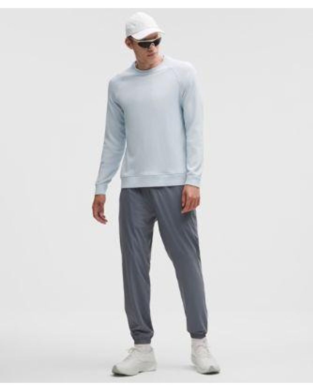lululemon athletica Blue – Engineered Warmth Long-Sleeve Crew Sweatshirt – – for men