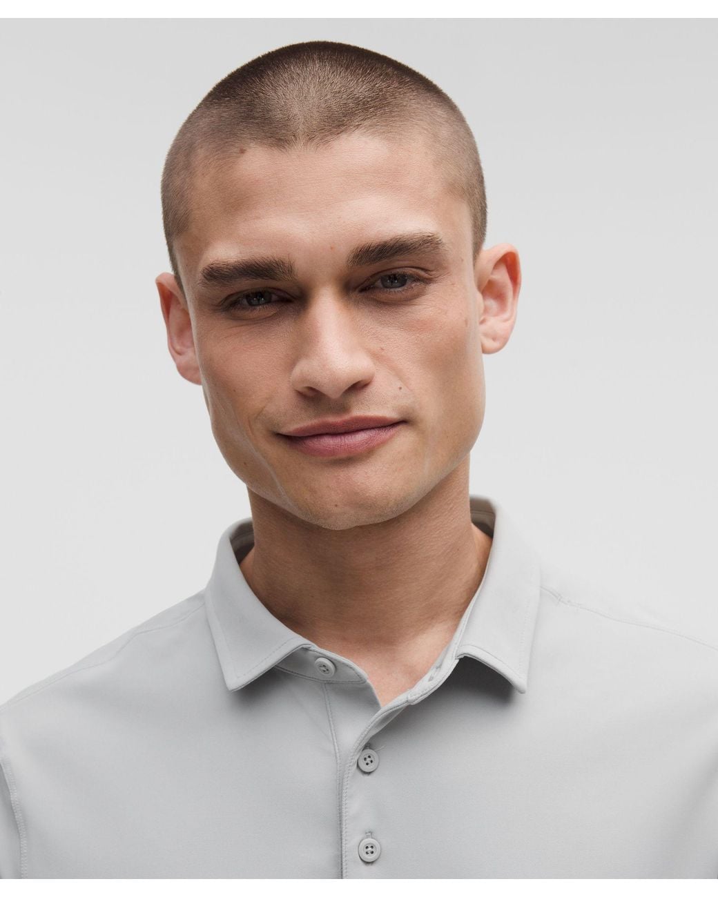 lululemon athletica Gray – Showzero Slim-Fit Polo Shirt – – Size 6 for men