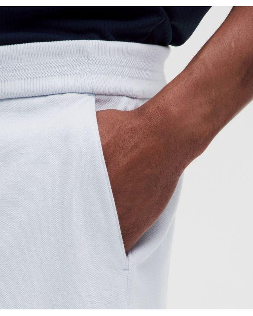lululemon athletica Blue – Pique Performer Relaxed Shorts – 7" – – Size Large for men