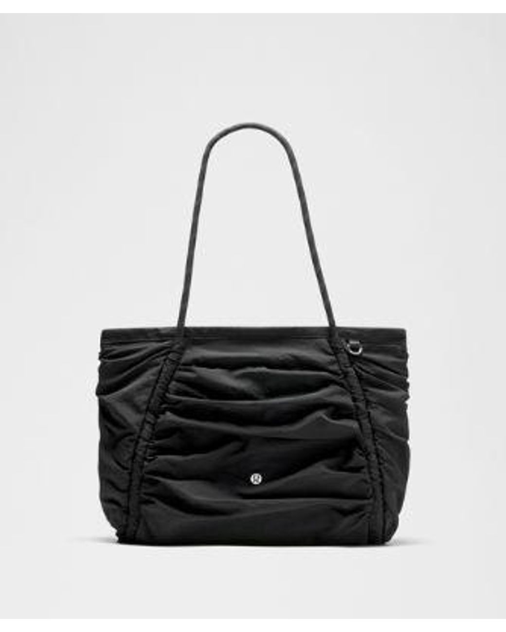 lululemon athletica Black Ruched Tote Bag 24L