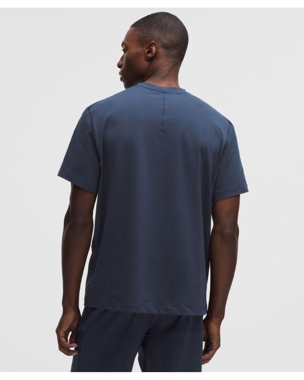 lululemon athletica Blue Soft Jersey Short-Sleeve Shirt for men