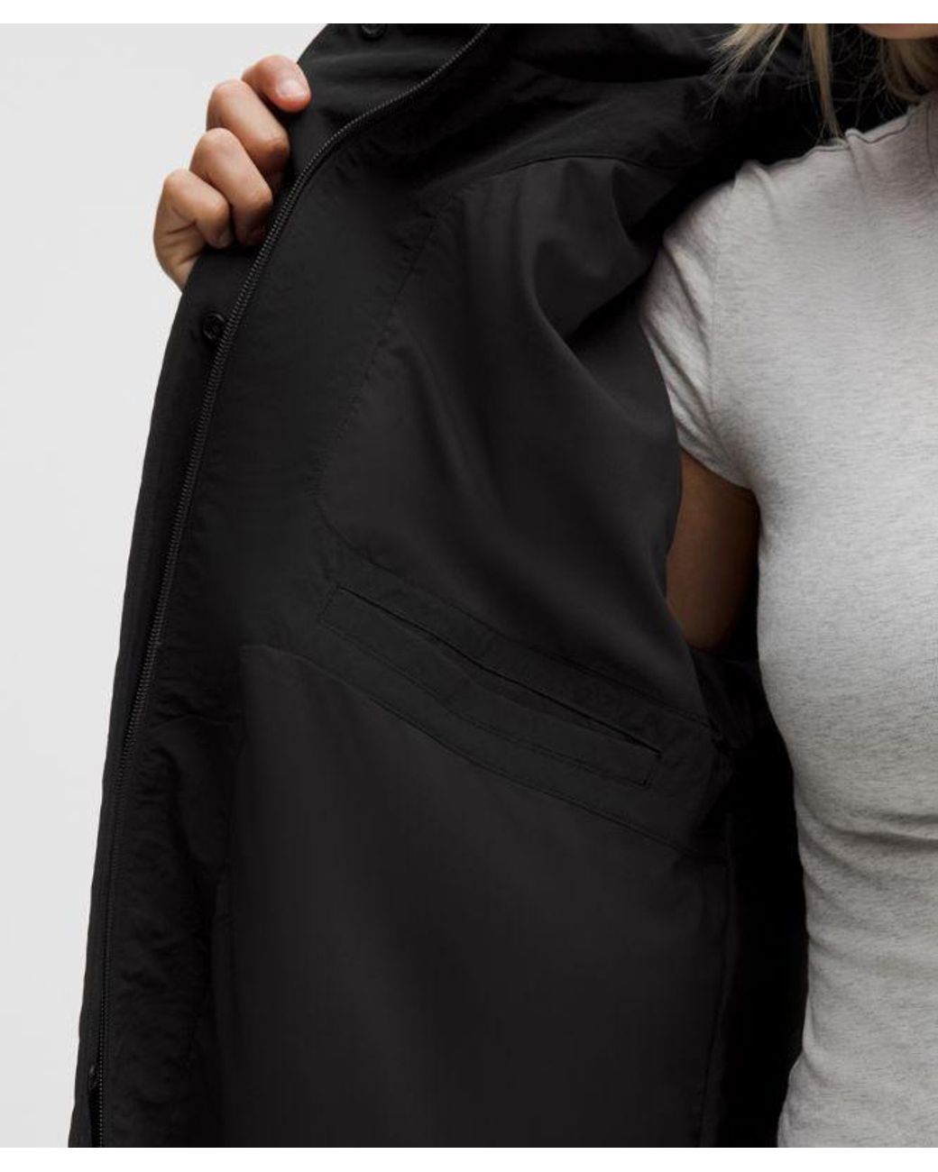 lululemon athletica Black Always Effortless Long Jacket