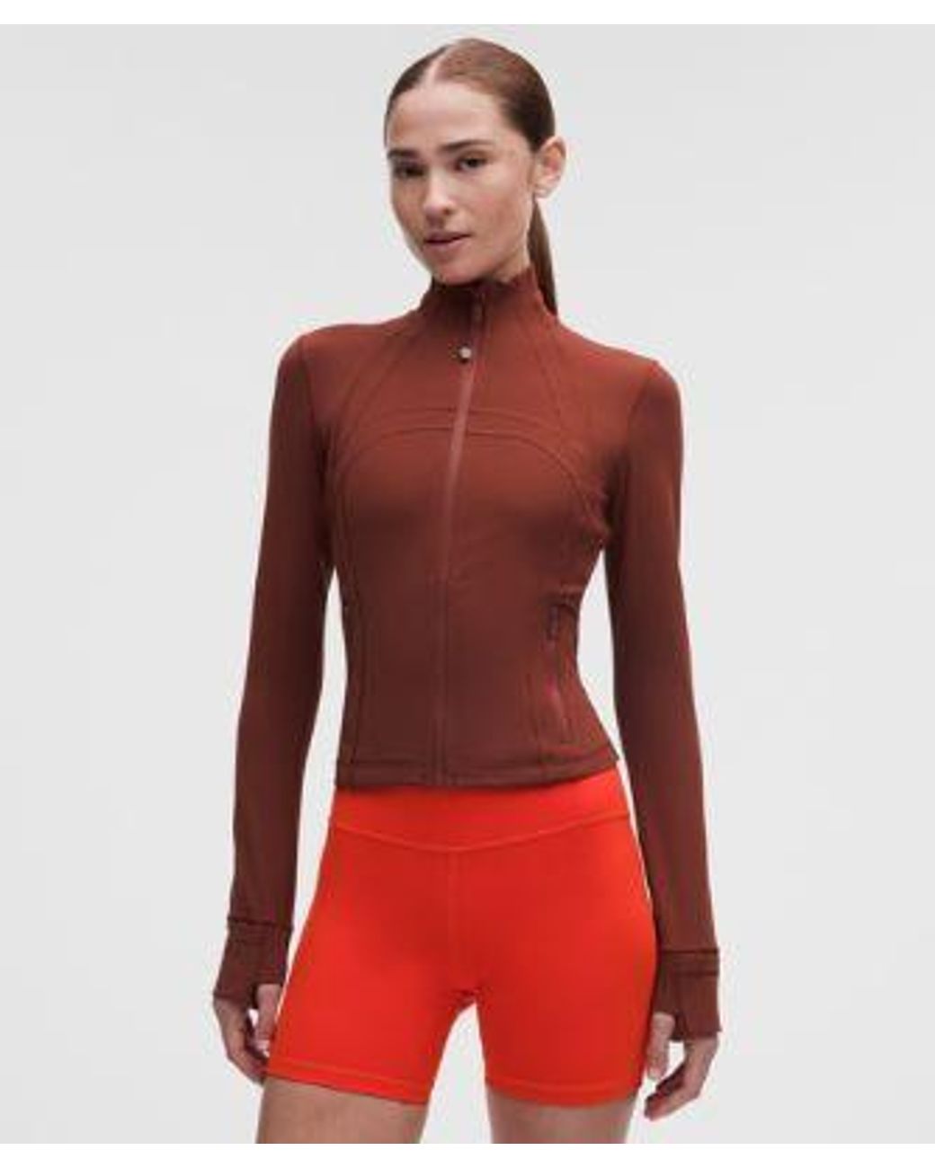 lululemon athletica Red – Define Cropped Jacket Nulu – – Size 18