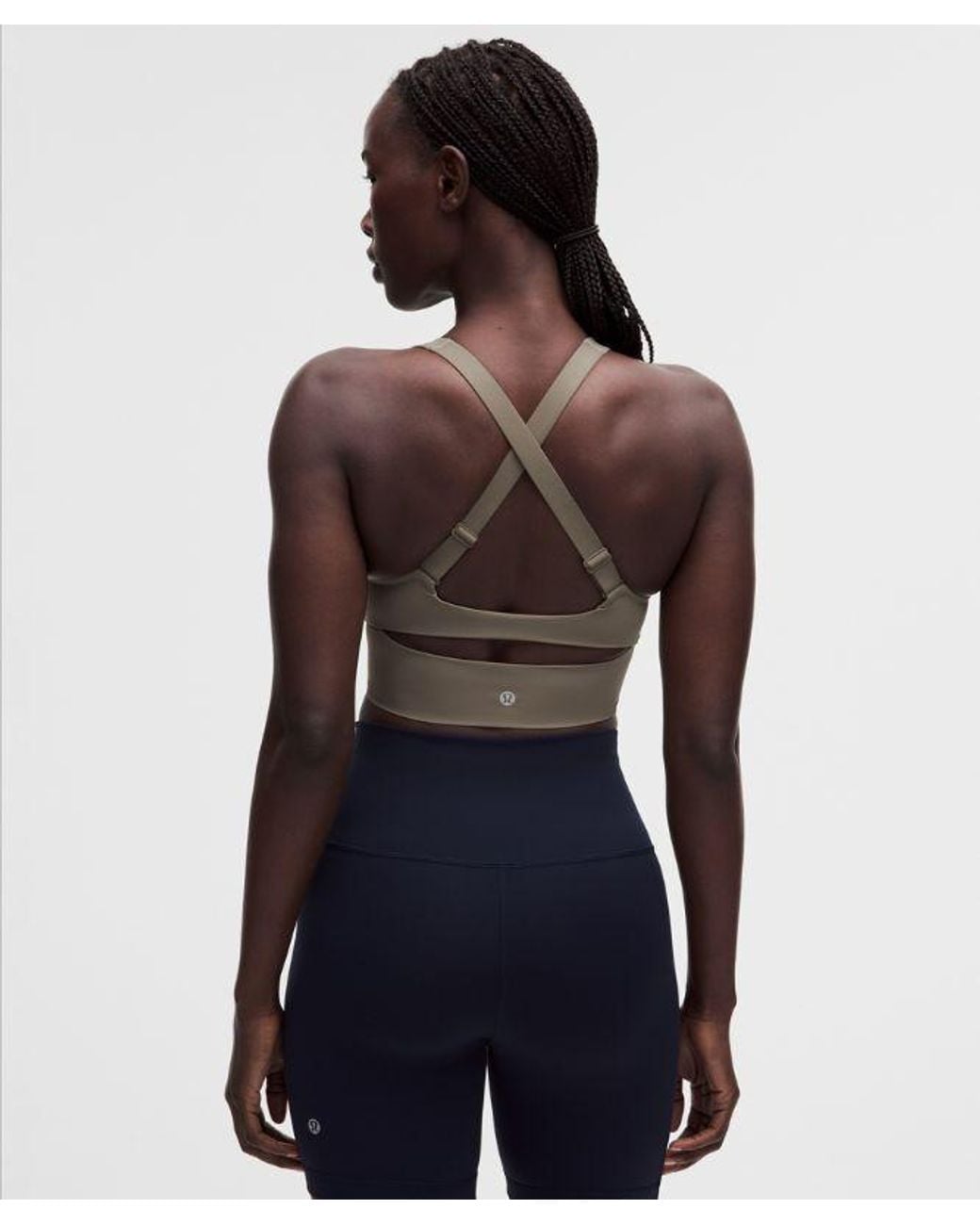 lululemon athletica Blue – Like A Cloud Train Sports Bra Medium Support, B/C Cup – – Size 14