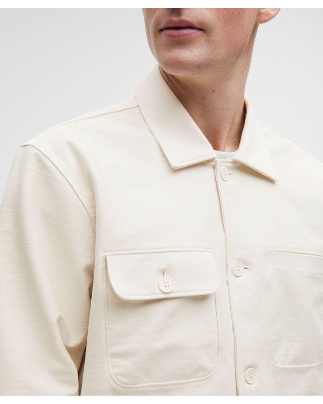 lululemon athletica Natural – Utilitech Twill Chore Coat – – Size Large for men