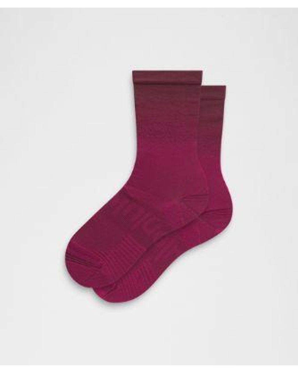 lululemon athletica Purple Power Stride Crew Socks Ombre