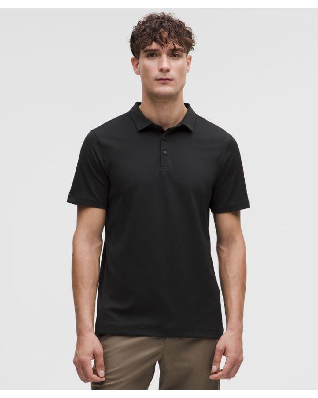 lululemon athletica Black Showzero Slim-Fit Polo Shirt for men