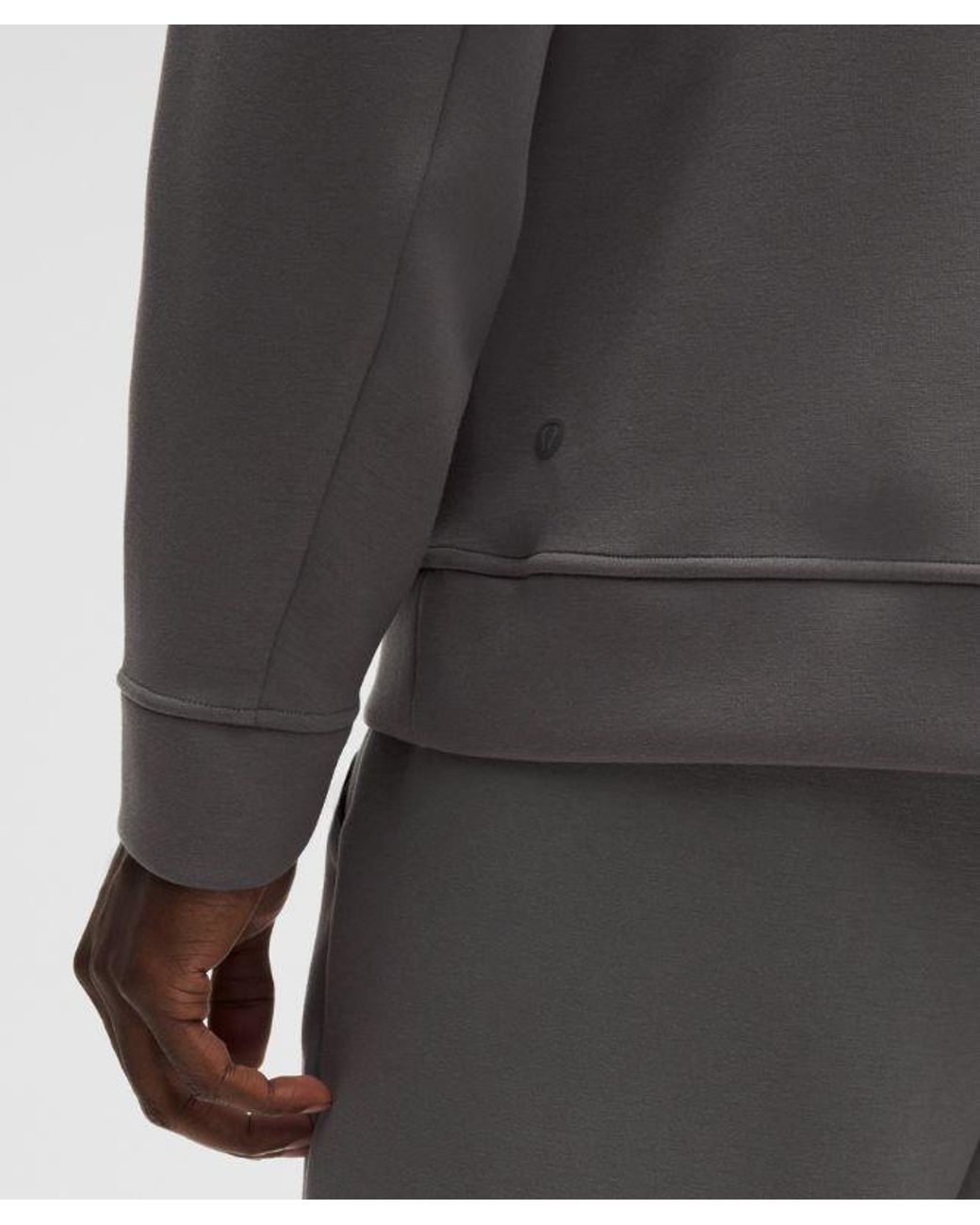 lululemon athletica Gray Smooth Spacer Classic-Fit Crew for men