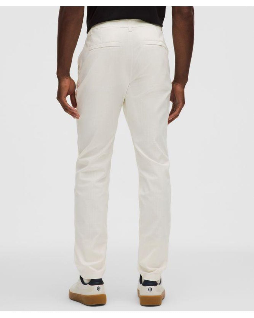 lululemon athletica White Abc Slim-Fit Trouser 34L for men