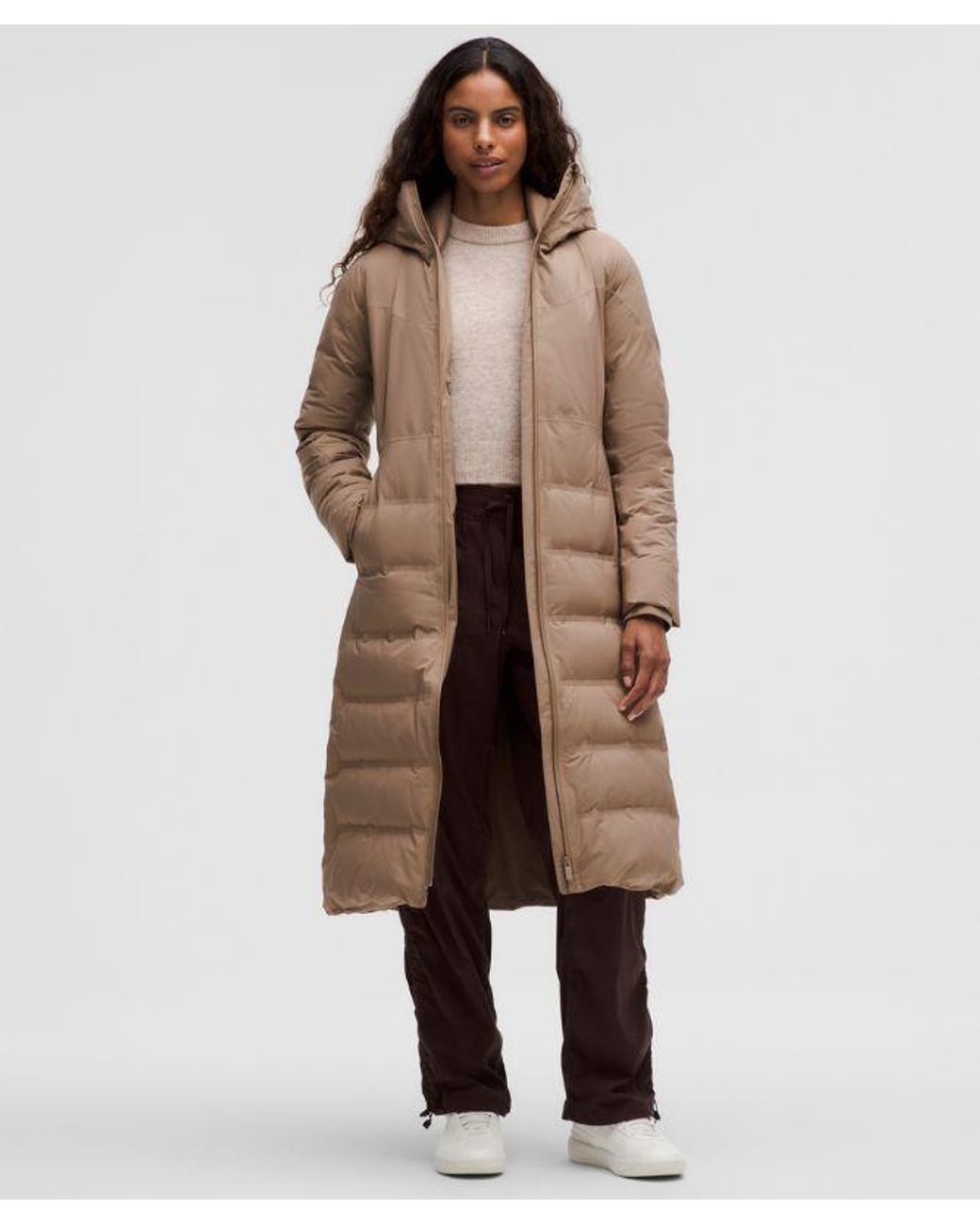lululemon athletica Natural Stretchseal Sleet Street Long Jacket