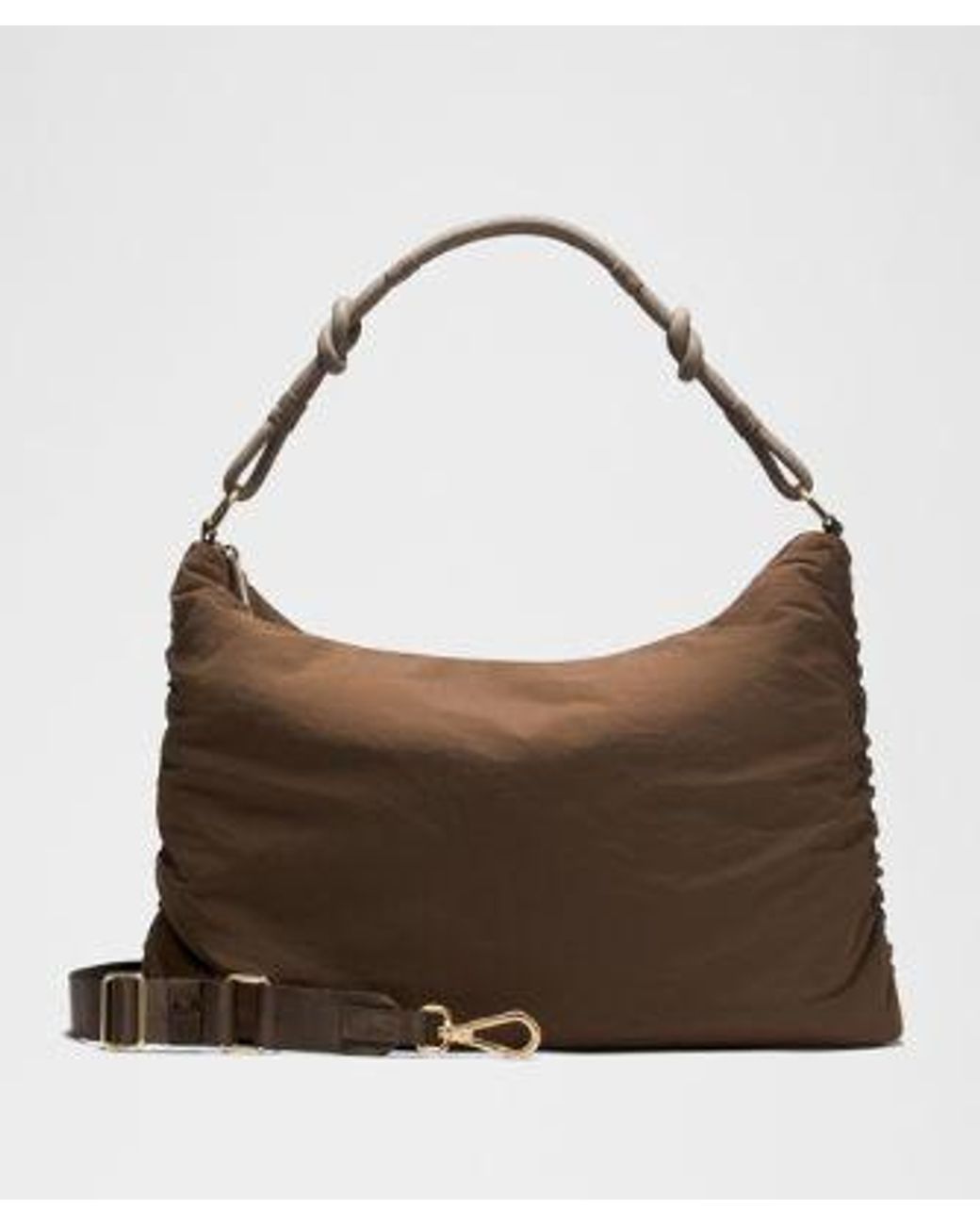 lululemon athletica Brown – Convertible Ruched Crossbody Bag Large 16L –