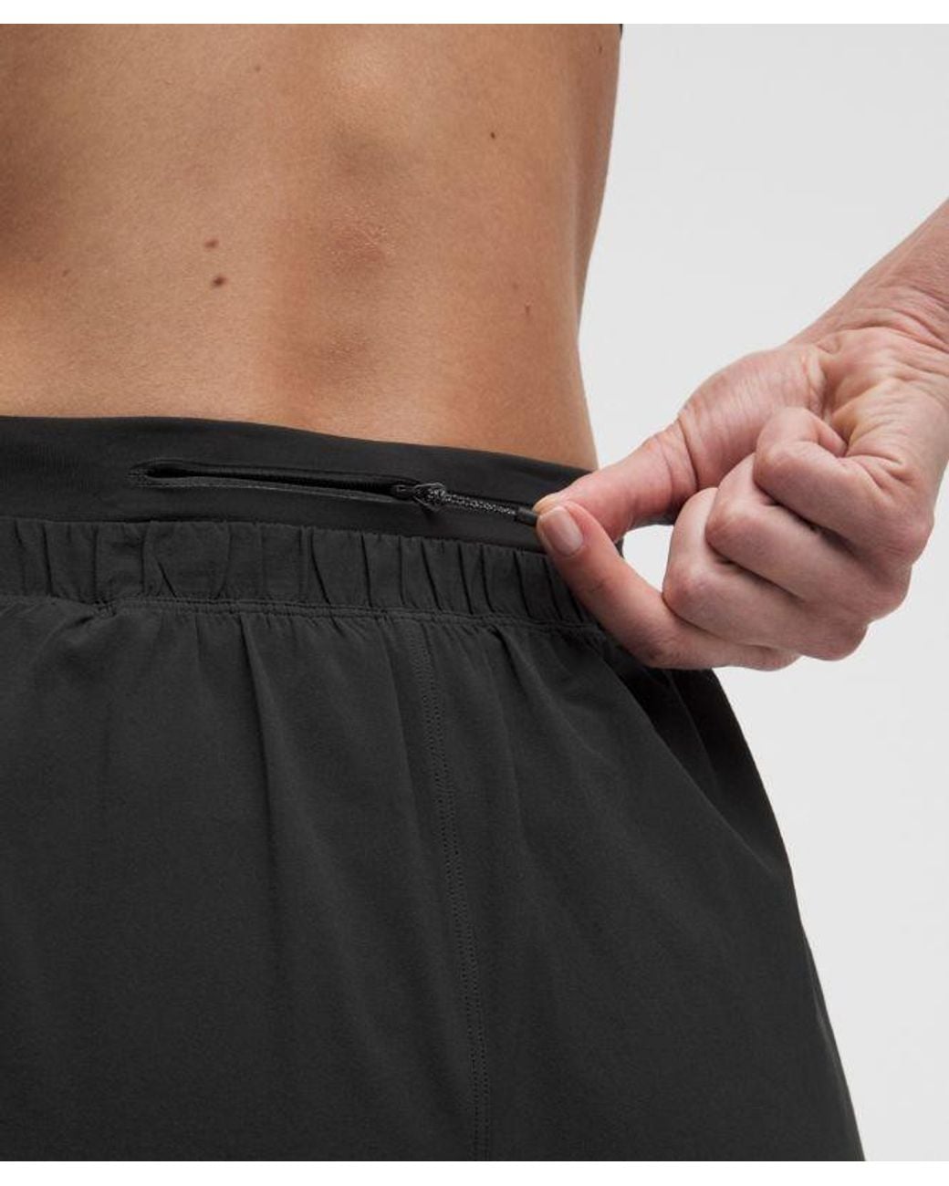 lululemon athletica Black – Swift Speed 2-In-1 Shorts – – Size Large