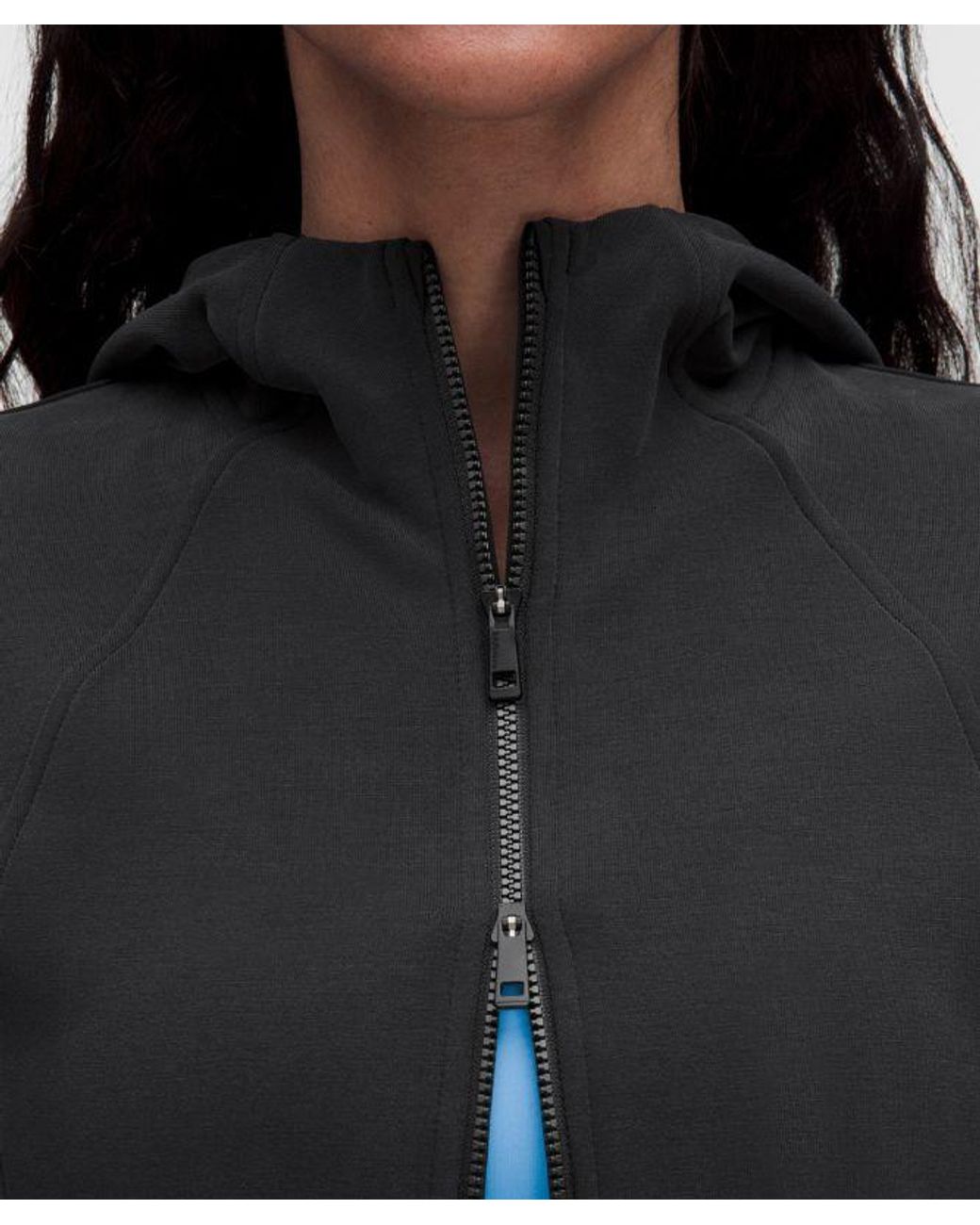 lululemon athletica Black – Lightweight Softstreme Full-Zip Hoodie – – Size Large