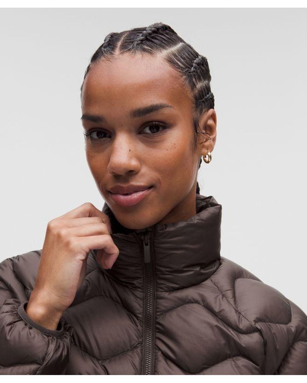 lululemon athletica Brown Featherweight 900-Down-Fill Quilted Jacket