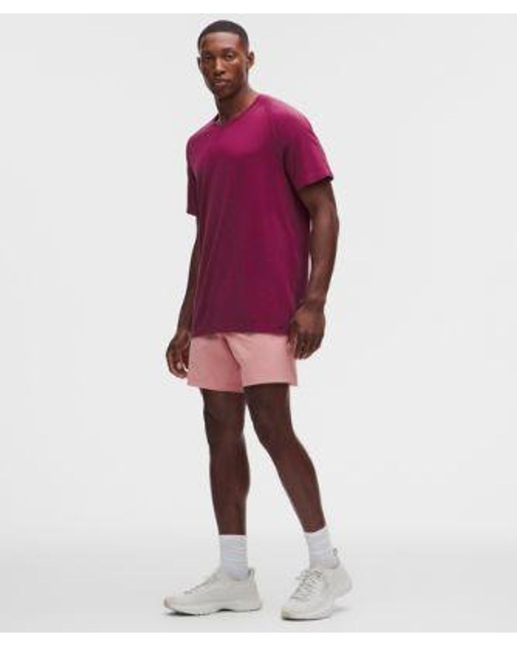 lululemon athletica Red Metal Vent Tech Short-Sleeve Shirt for men