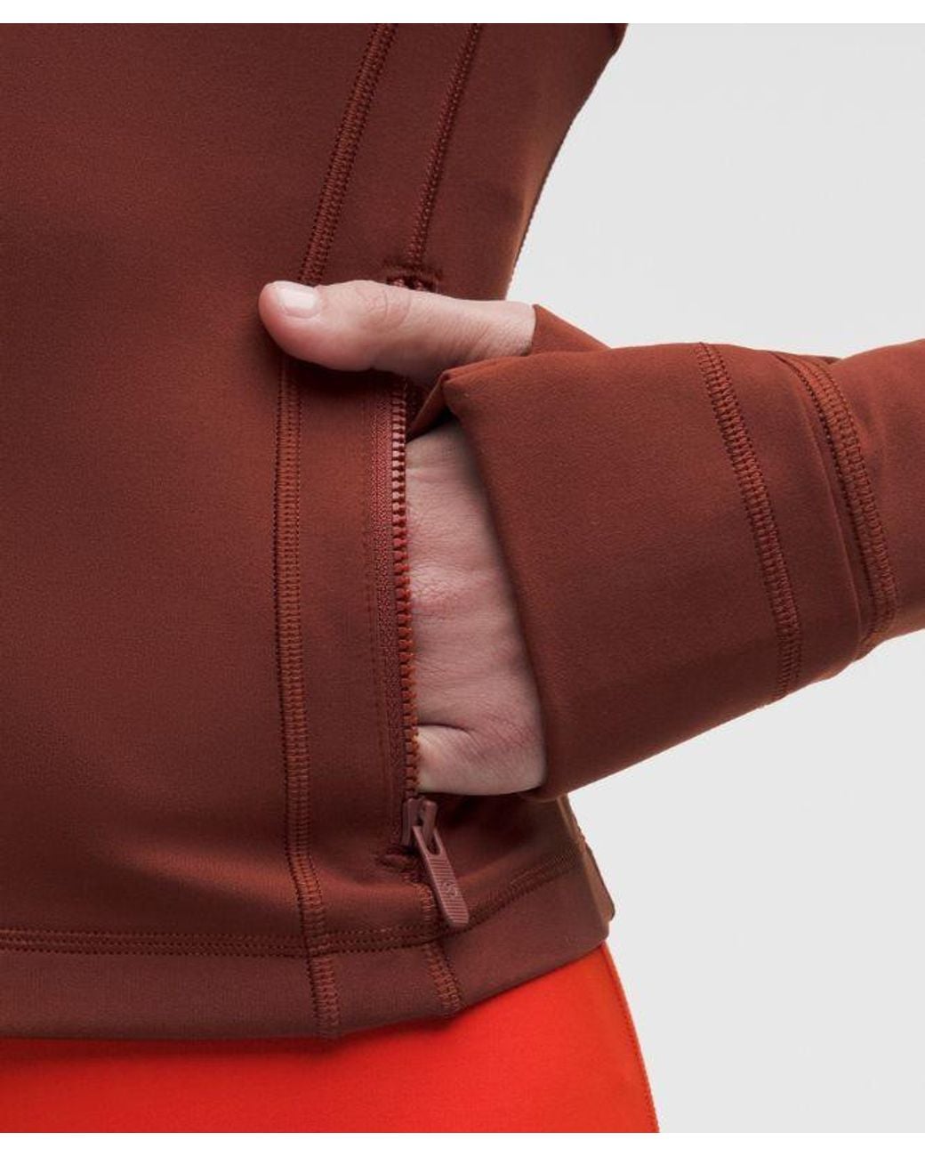 lululemon athletica Red – Define Cropped Jacket Nulu – – Size 18