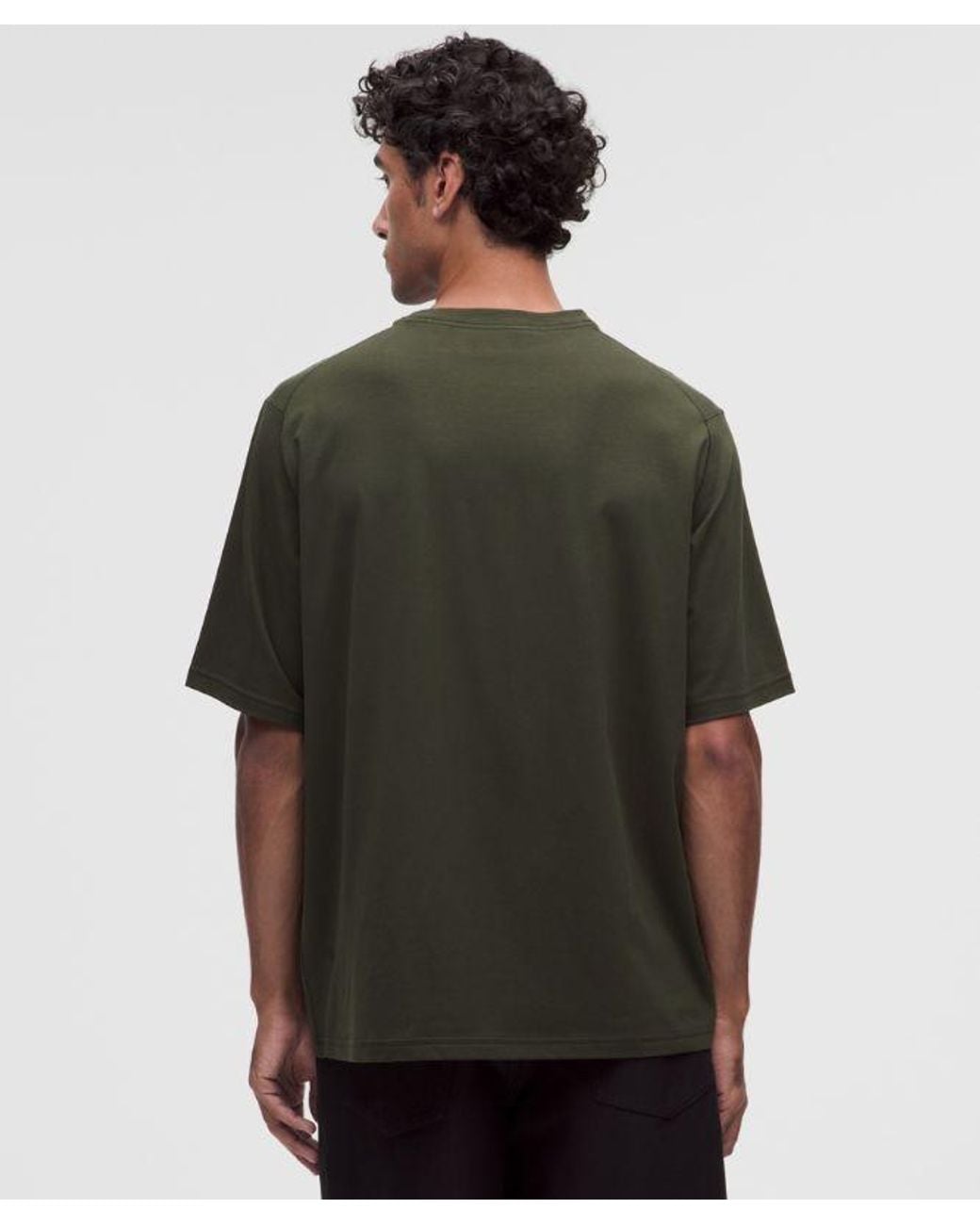 lululemon athletica Green Everyday Cotton Blend Relaxed T-Shirt for men
