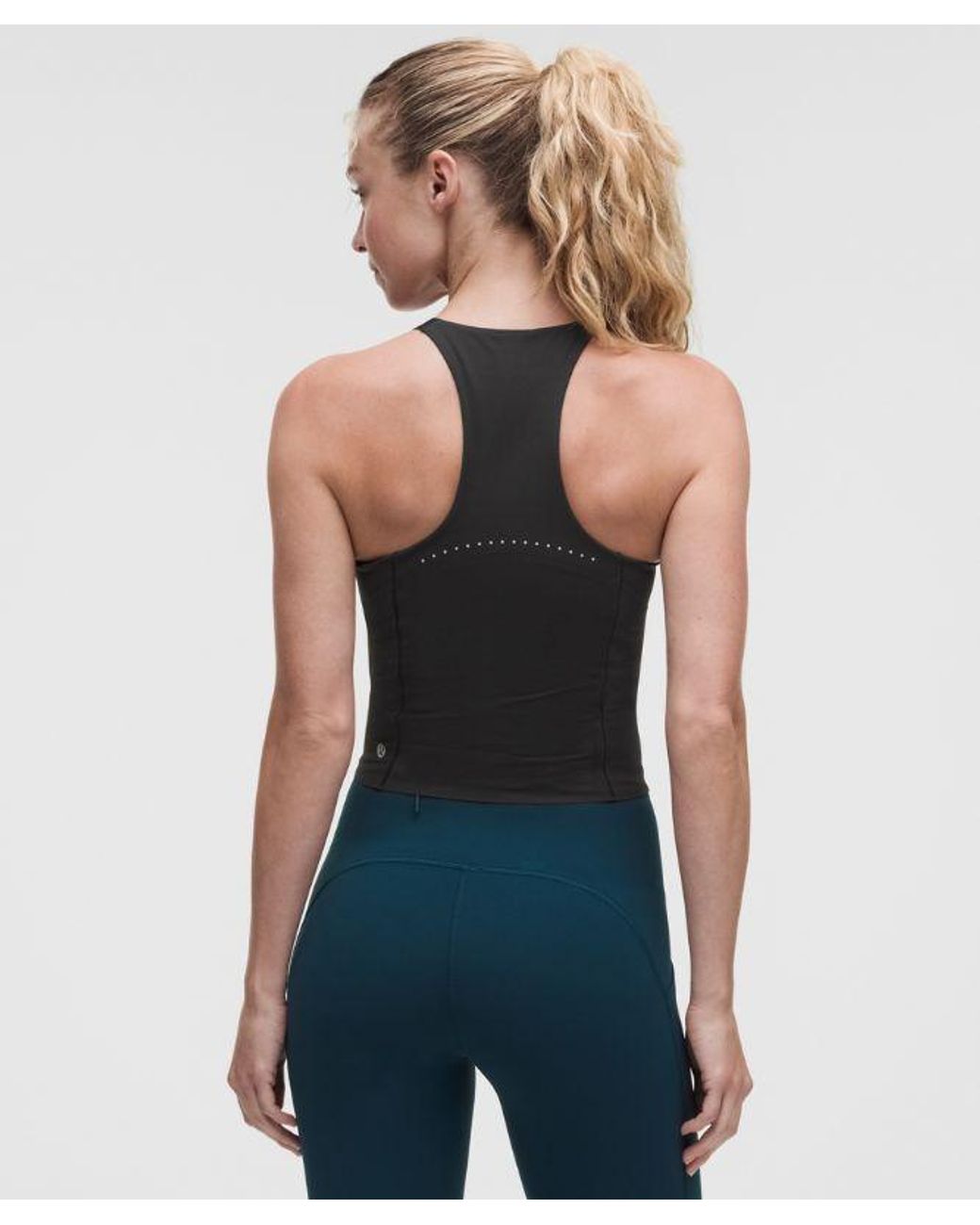 lululemon athletica Black – Fast And Free Tank Top Medium Support, B/C Cup – – Size 4