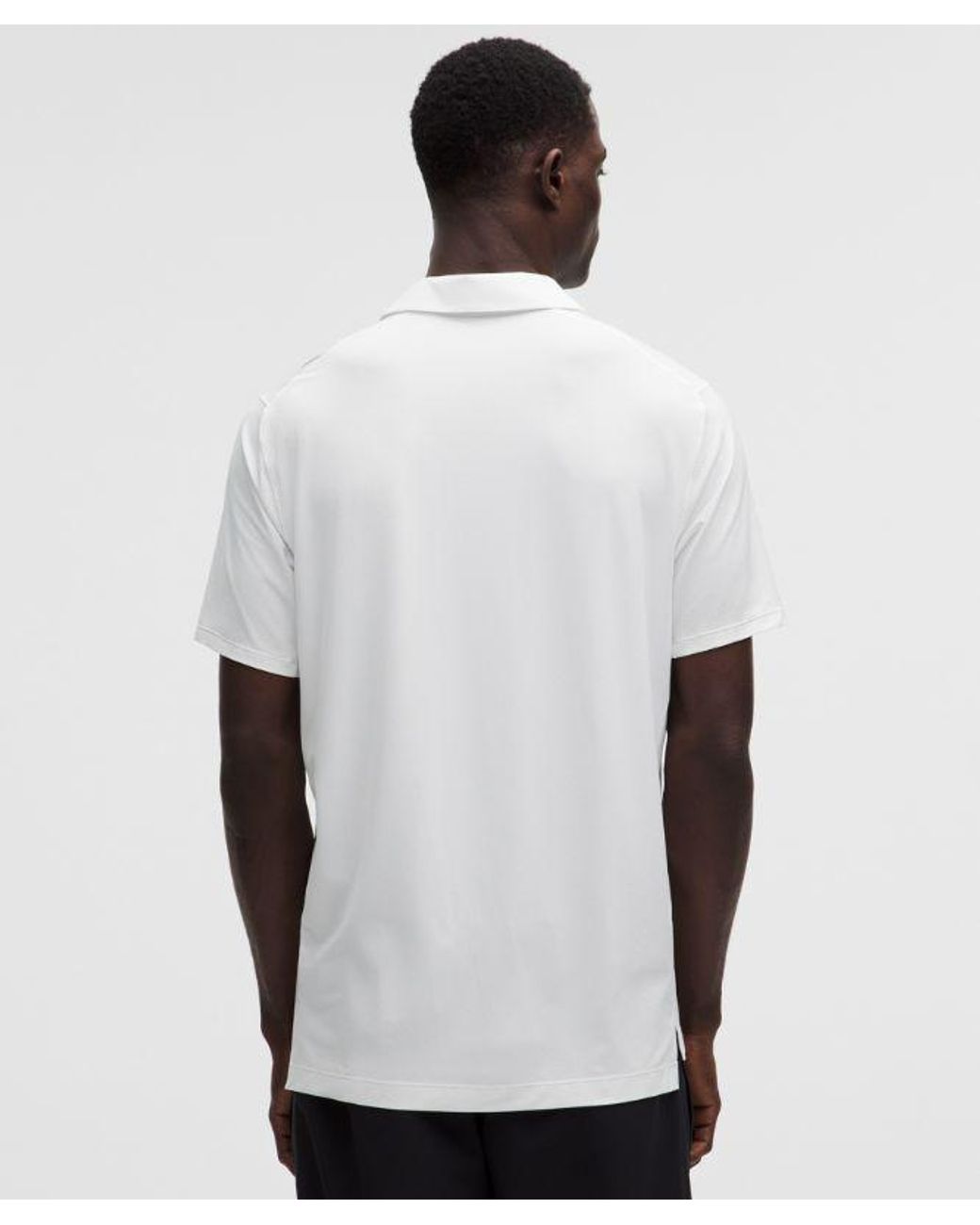 lululemon athletica Logo Sport Polo Short-sleeve - Color White - Size L for men