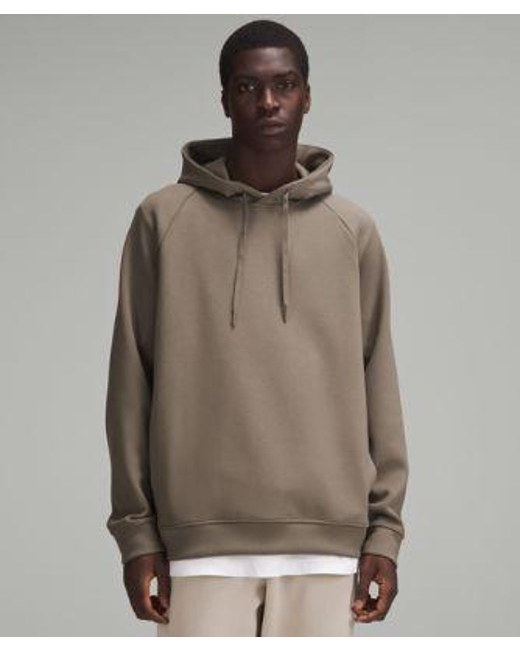 lululemon athletica Brown – Smooth Spacer Classic-Fit Pullover Hoodie – – Size Large for men