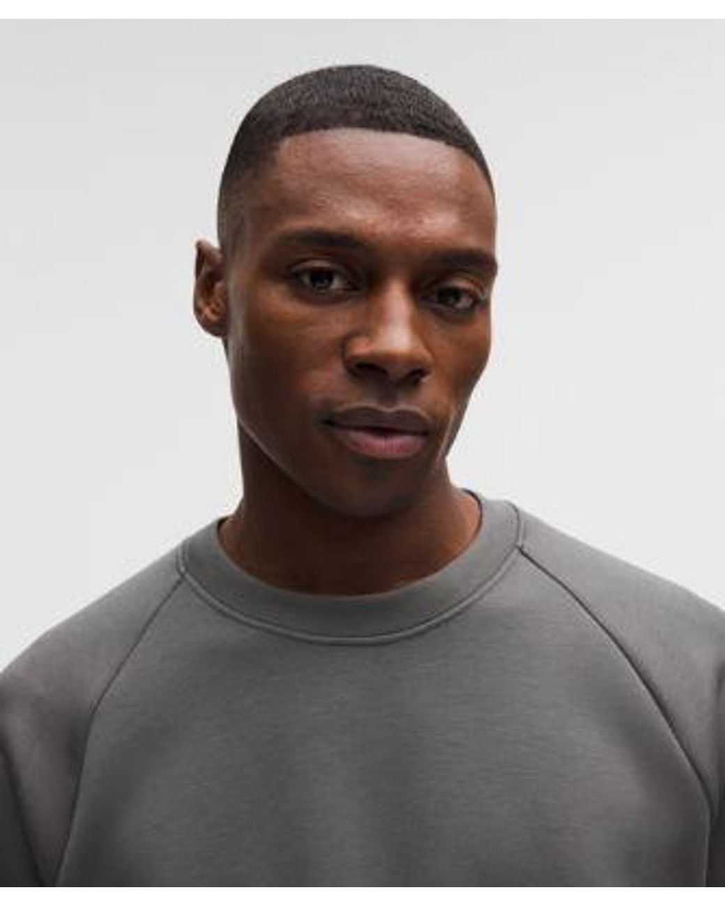 lululemon athletica Gray Smooth Spacer Classic-Fit Crew for men