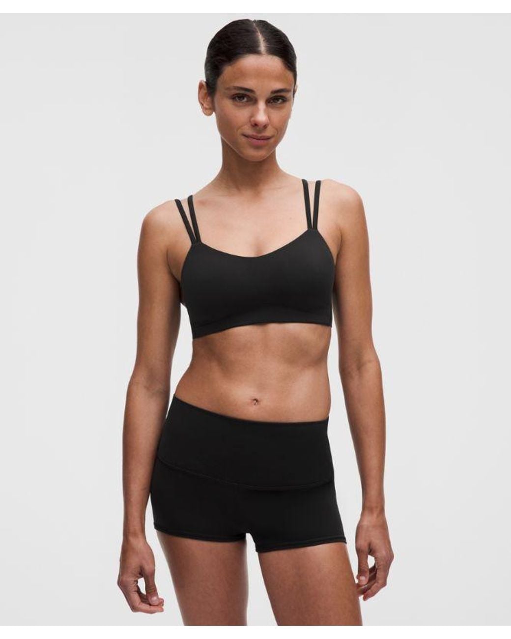 lululemon athletica Black – Like A Cloud Sports Bra Light Support, B/C Cup – – Size 14