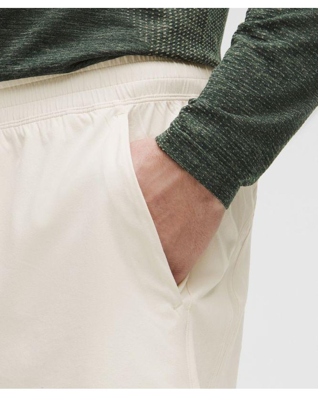 lululemon athletica Natural Pace Breaker Lined Short 7" for men