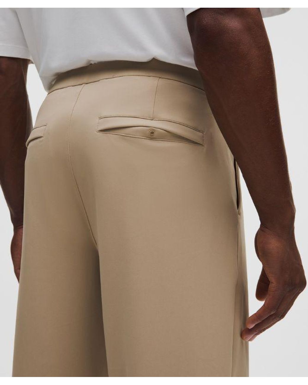 lululemon athletica Brown – Daydrift Classic-Fit Trousers Regular No Belt Loops – Color Khaki – for men