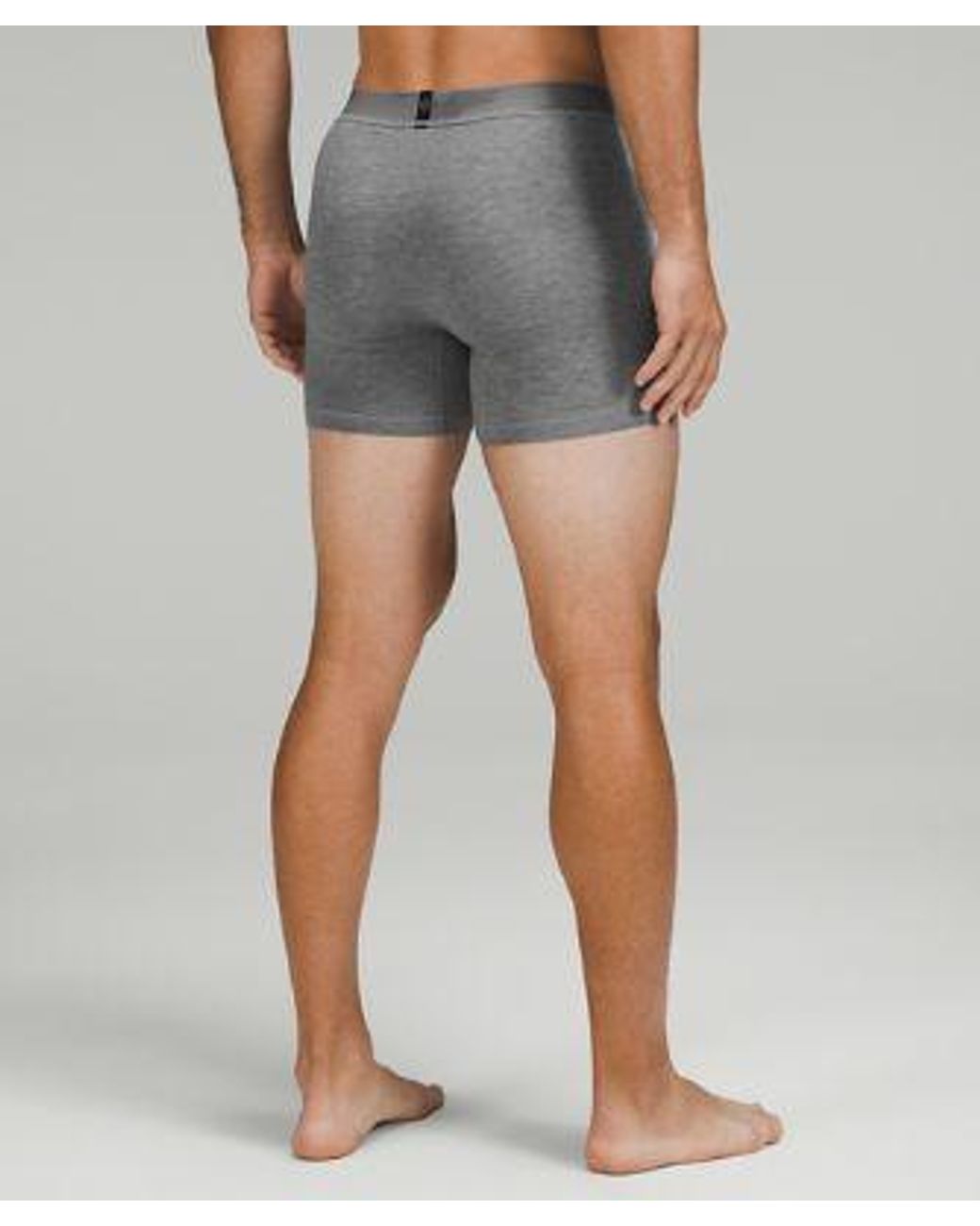 lululemon athletica Always In Motion Boxer Briefs 3 Pack - 5" - Color Black/grey/blue - Size L for men