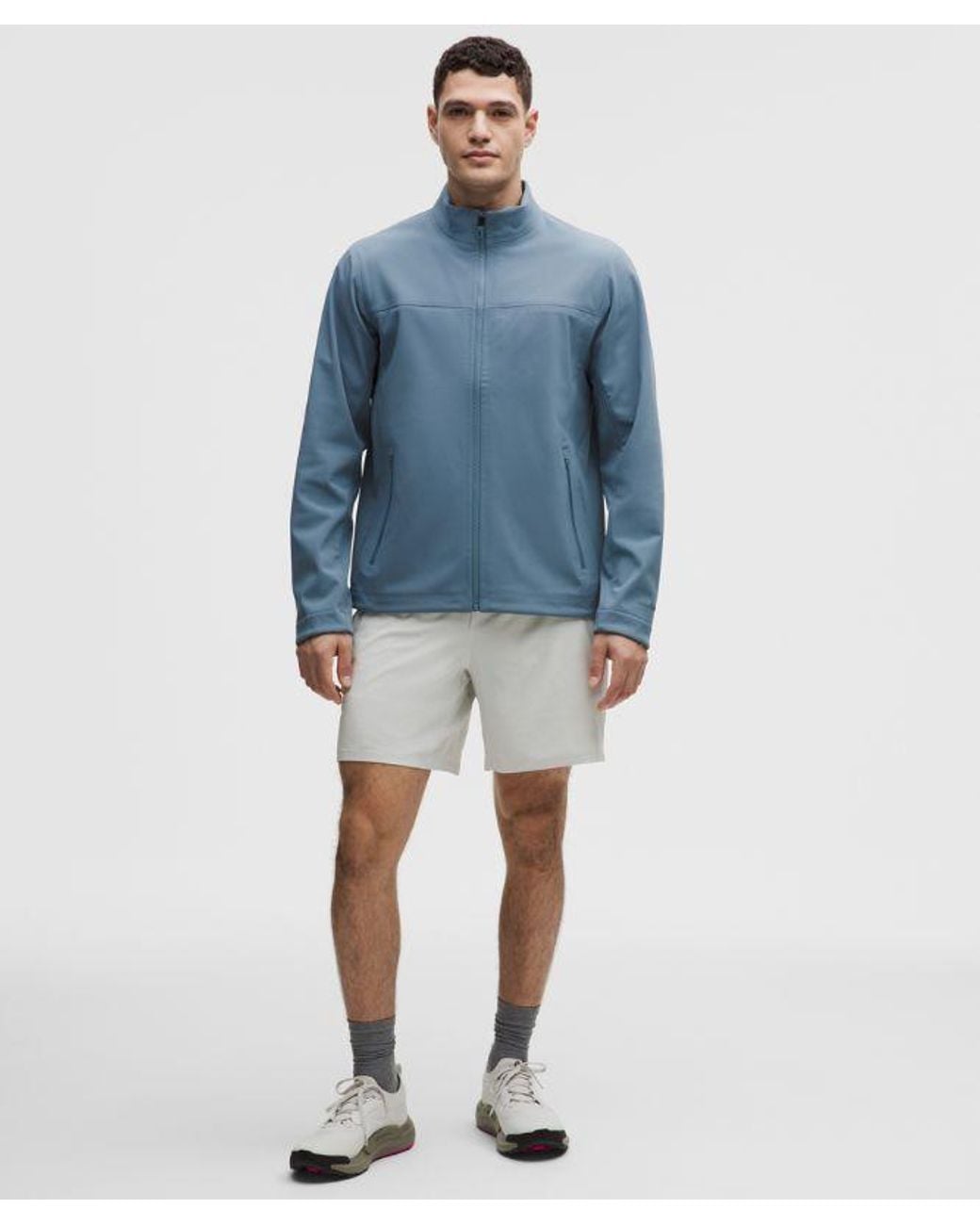 lululemon athletica Blue Pace Breaker Lined Short 7" for men