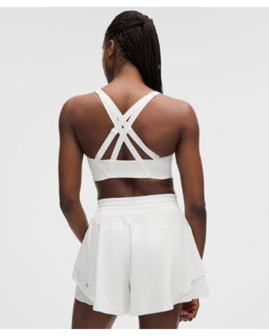 lululemon athletica White Energy Zip-Front Bra