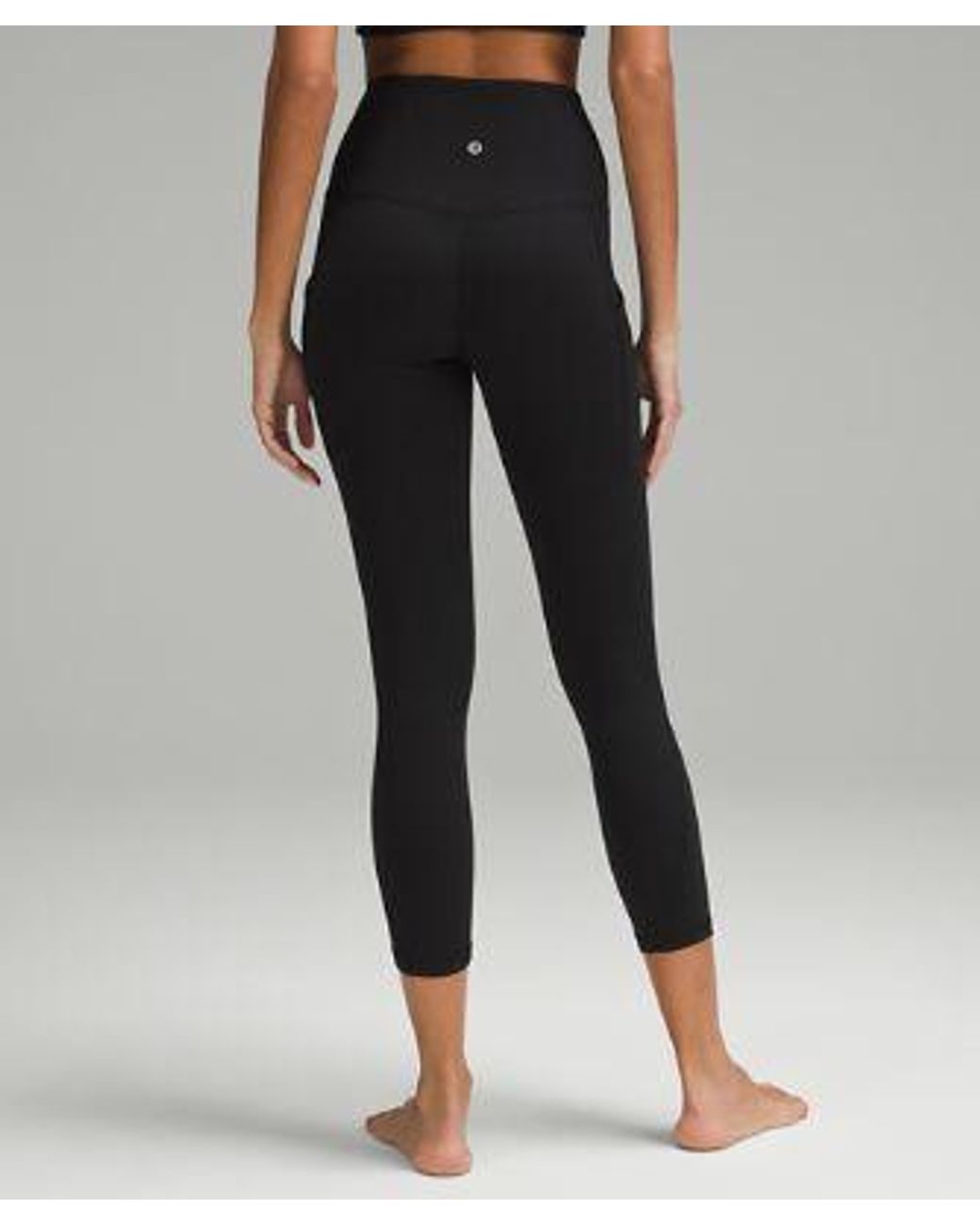 lululemon athletica Align High-rise Crop Leggings With Pockets - 23" - Color Black - Size 0