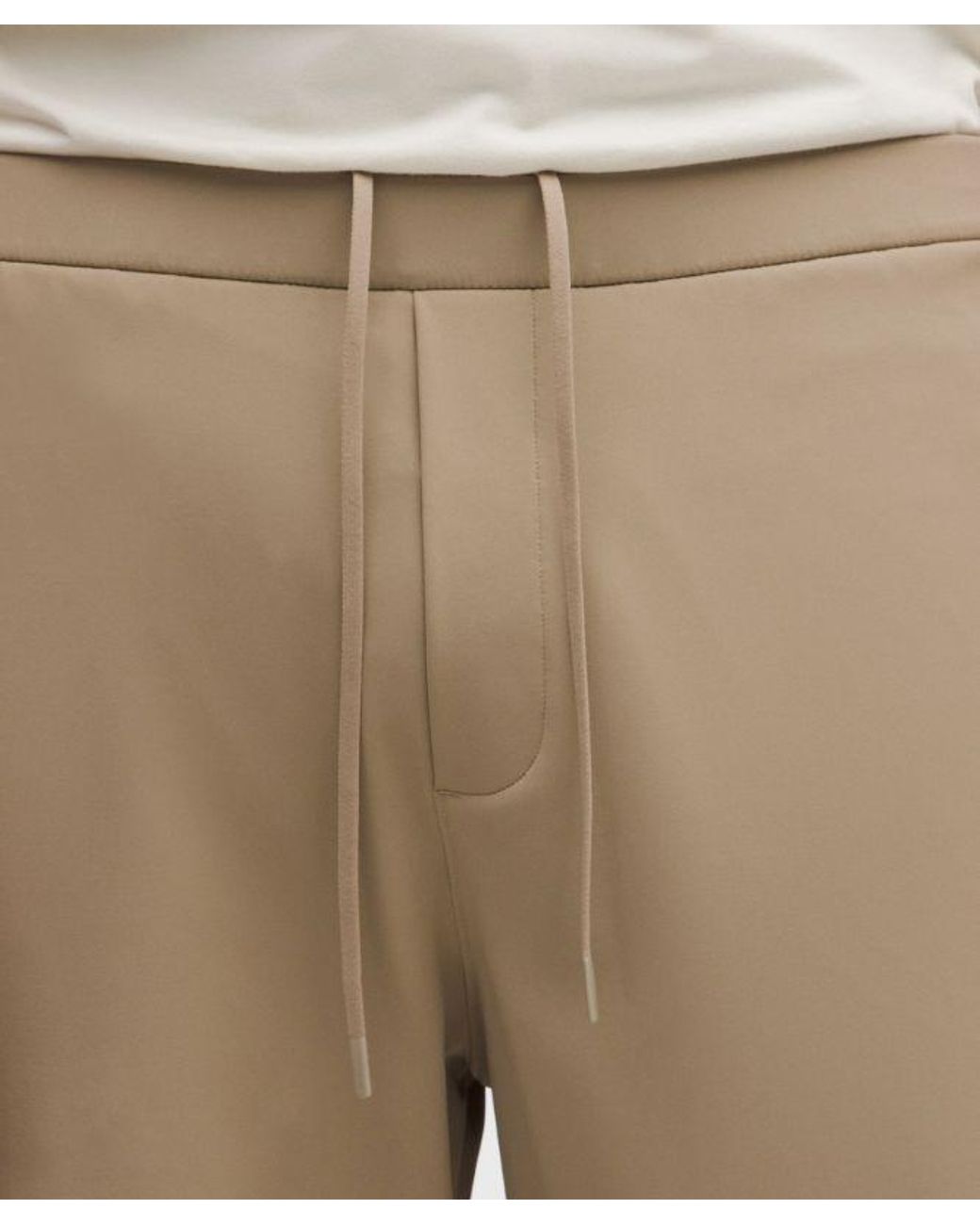 lululemon athletica Natural – Daydrift Classic-Fit Trousers Regular No Belt Loops – Color Khaki – Size Large for men