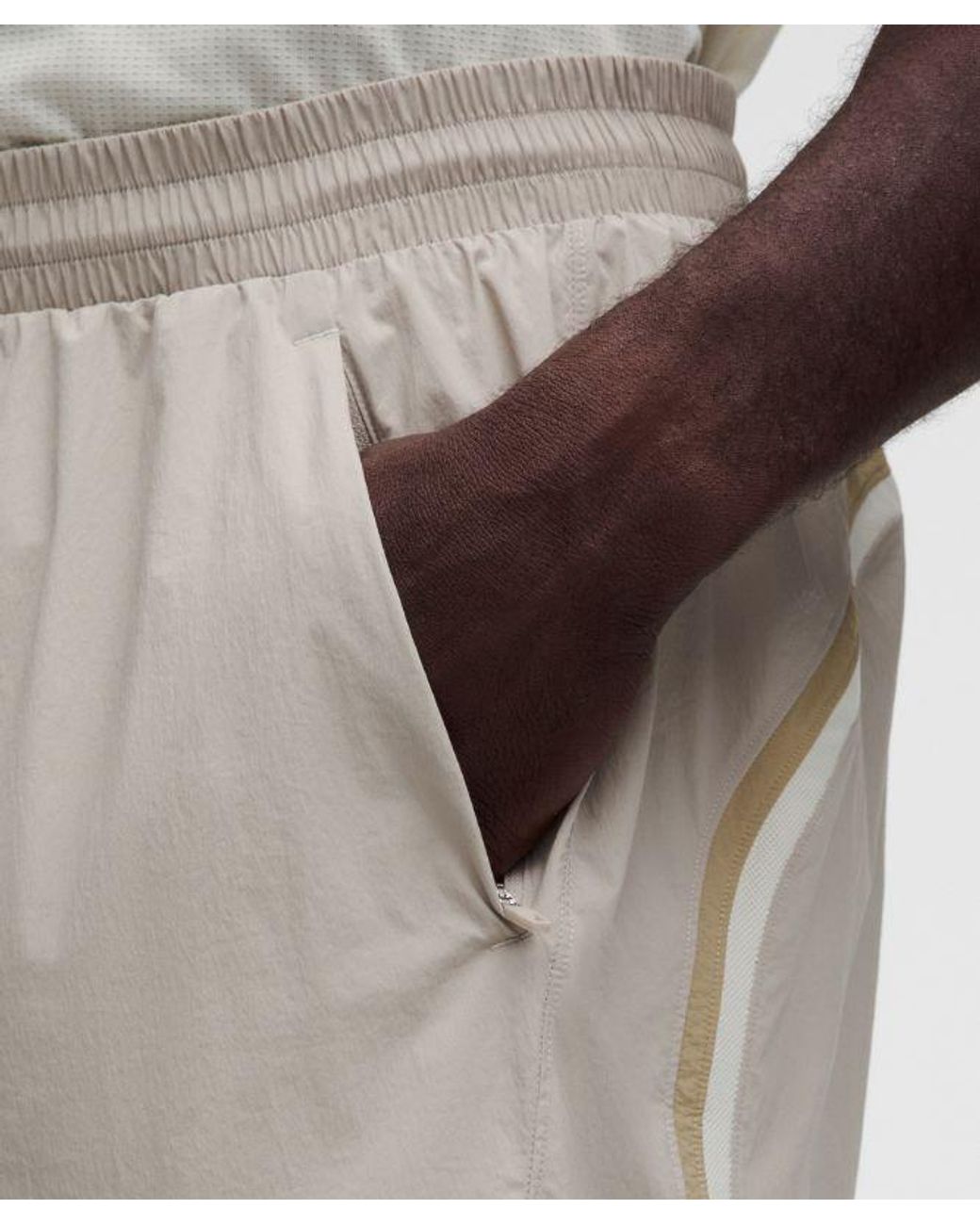 lululemon athletica Gray – Pace Breaker Linerless Shorts Glyde – 7" – – Size Large for men