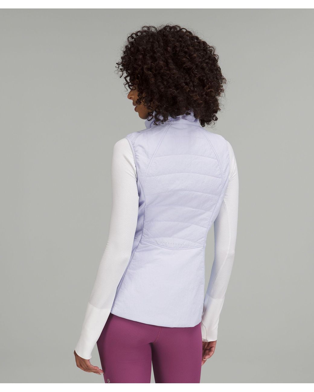 lululemon athletica Another Mile Vest Online Only in White | Lyst