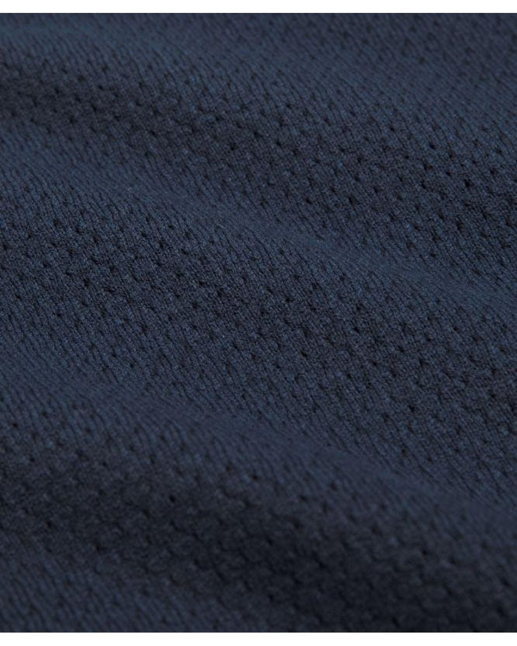 lululemon athletica Blue – Knit Long-Sleeve Polo Shirt – Cotton-Blend – – Size Large for men