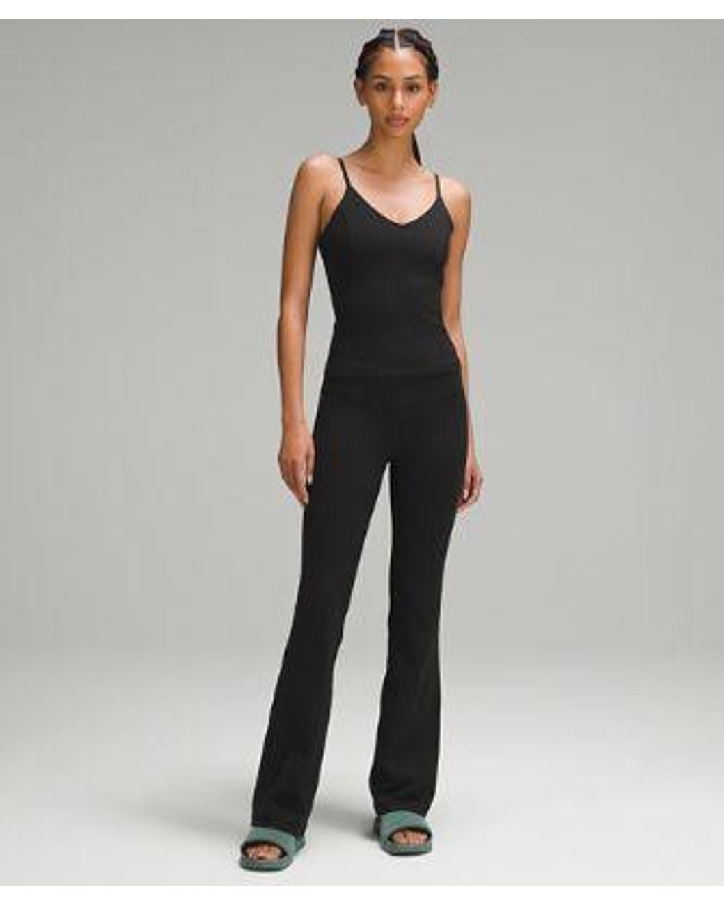 lululemon athletica Black Align Waist-Length Cami Tank