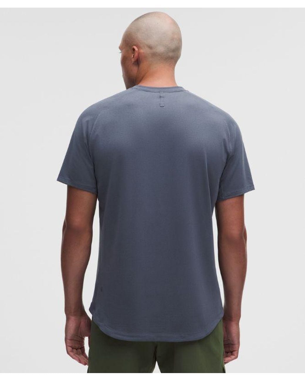 lululemon athletica Blue License To Train Short-Sleeve Shirt for men