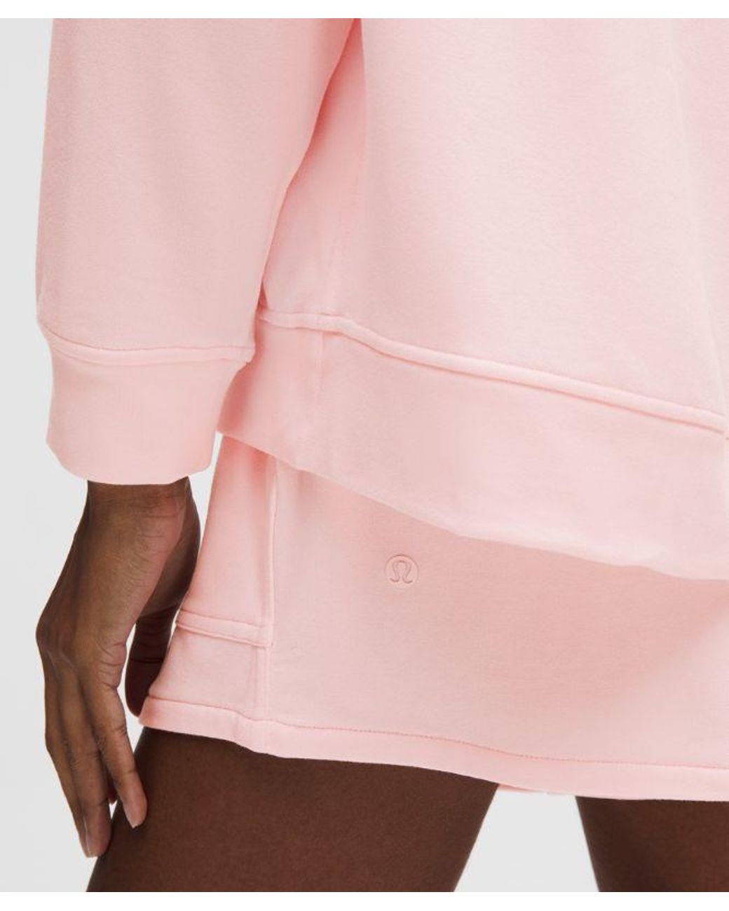 lululemon athletica Pink – Becalm Oversized Boatneck Long-Sleeve Shirt – – Size Medium