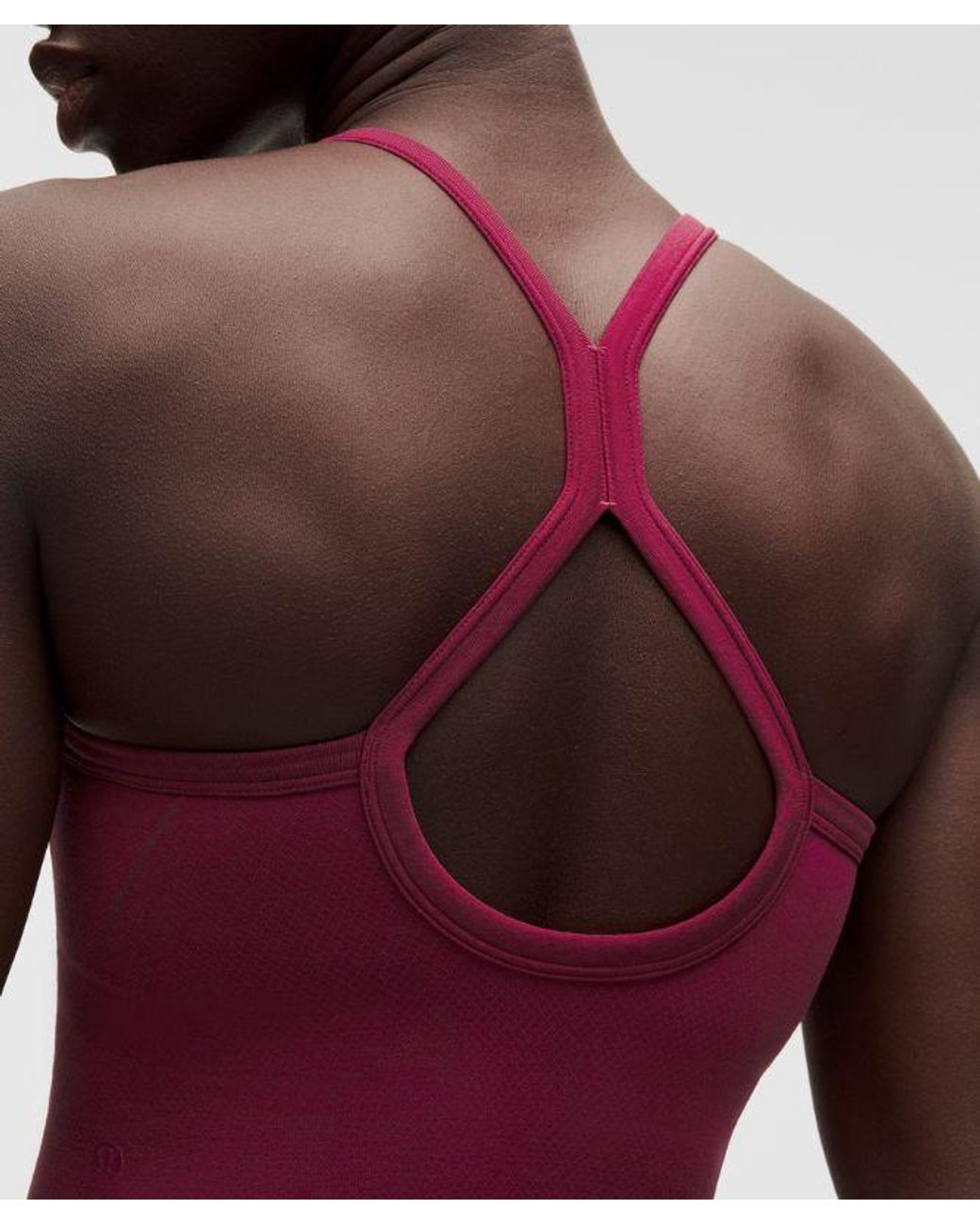 lululemon athletica Red – Get Low Cross-Back Training Tank Top Light Support, B/C Cup – – Size Large
