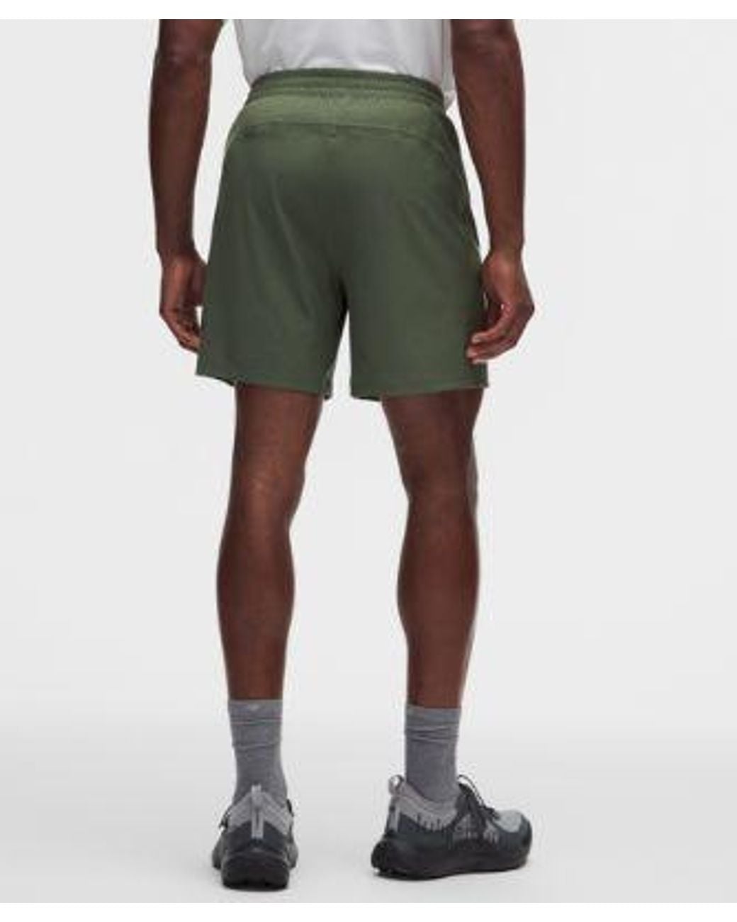 lululemon athletica Gray Pace Breaker Linerless Short 7" for men