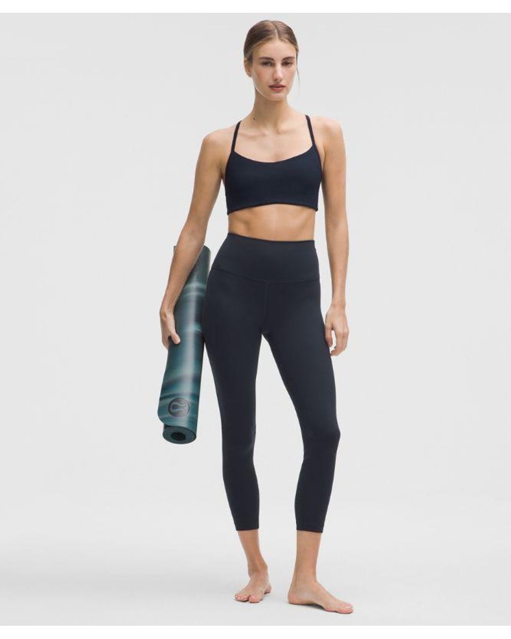 lululemon athletica Blue Flow Y Bra Light Support, A/B Cup