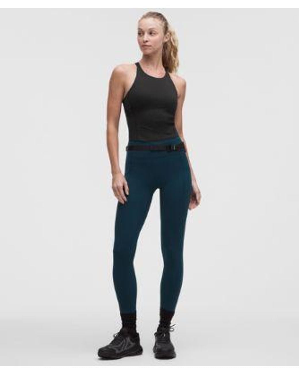 lululemon athletica Black – Fast And Free Tank Top Medium Support, B/C Cup – – Size 4