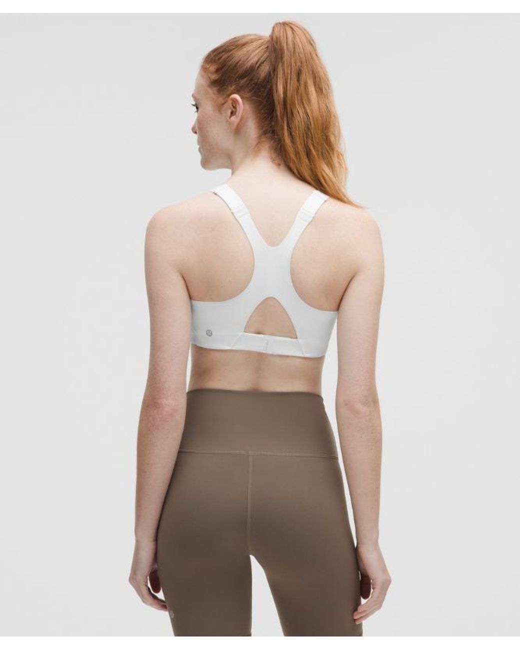 lululemon athletica White Ultralu Square-Neck Workout Bra
