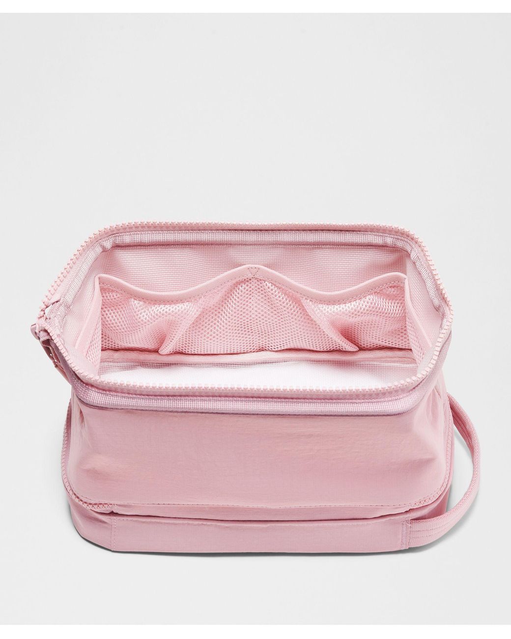 lululemon pink cosmetic bag lululemon Dual-Compartment Toiletry Bag in Pink