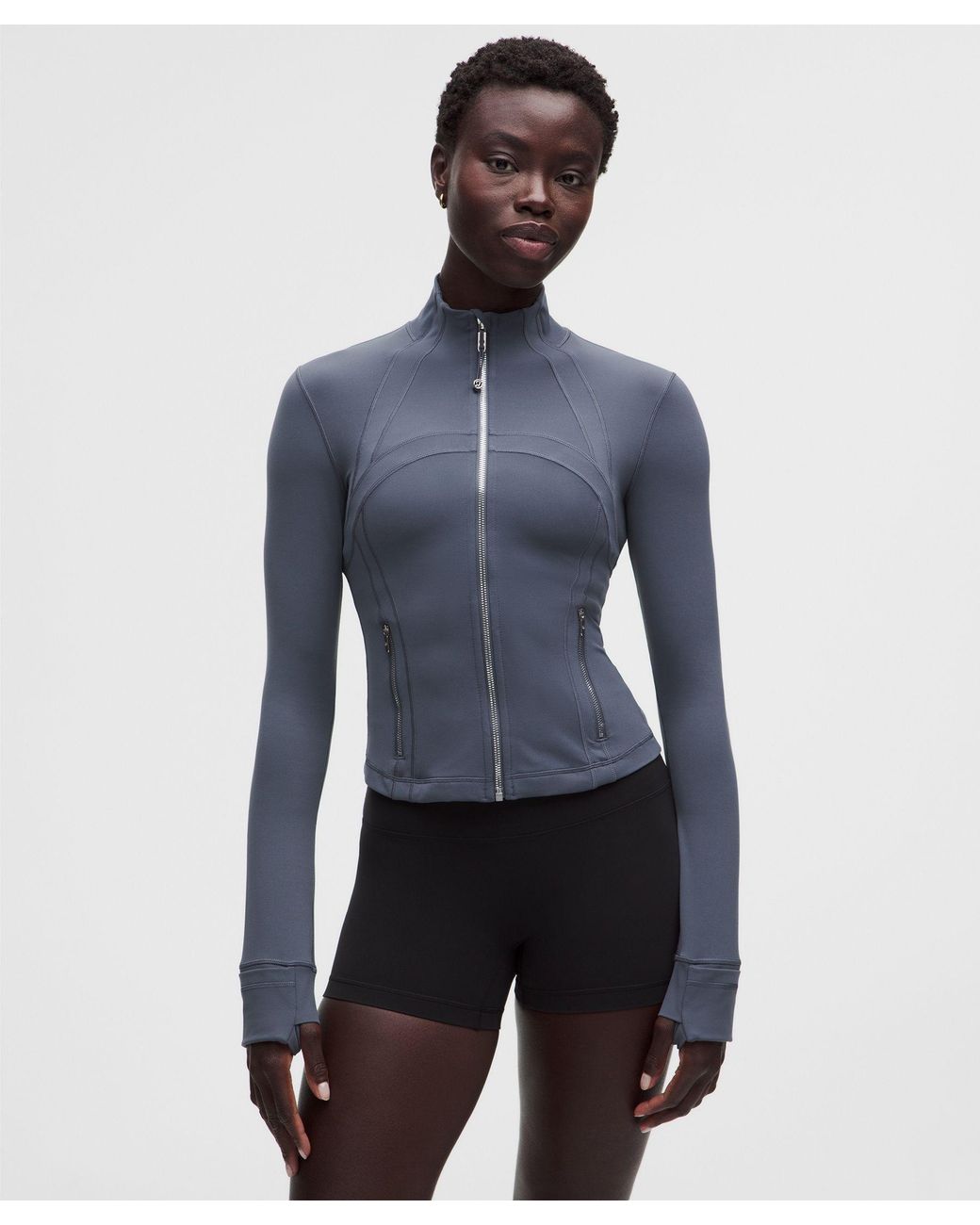 lululemon athletica Blue Define Cropped Jacket