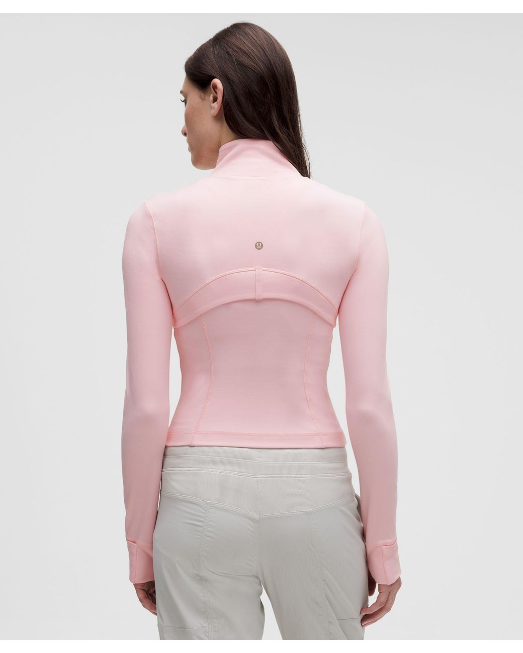 lululemon Define Cropped Jacket in Pink | Lyst